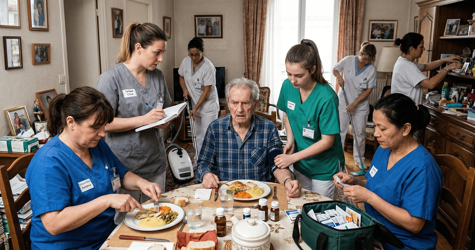 Auxiliaire de vie dédiée avec personne âgée à Montpellier